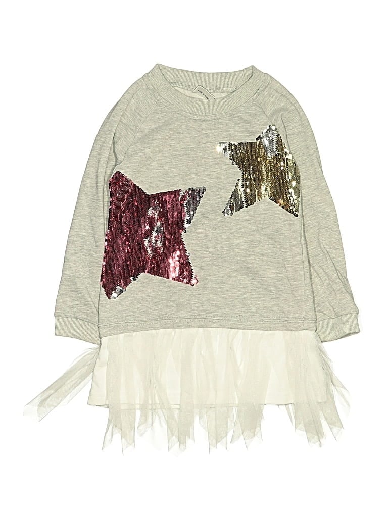 Pre-owned Assorted Brands Kids' Dress In Silver
