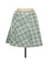 RSQ Plaid Green Casual Skirt Size L - photo 1