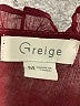 Greige 100% Polyester Burgundy Long Sleeve Blouse Size M - photo 7