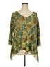 Cato 100% Polyester Green 3/4 Sleeve Blouse Size 26 - 28 - photo 1