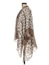Simply Noelle 100% Polyester Brown Kimono Size L - photo 5