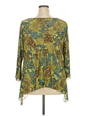 Cato 3/4 Sleeve Blouse (view 2)