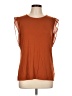 Tahari Orange Sleeveless Blouse Size L - photo 1