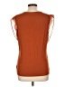 Tahari Orange Sleeveless Blouse Size L - photo 2