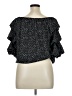 Vince Camuto 100% Polyester Black Short Sleeve Blouse Size XL - photo 2