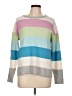 Talbots Color Block Gray Pullover Sweater Size L - photo 1