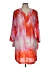 Natori 100% Cotton Orange 3/4 Sleeve Blouse Size L - photo 1