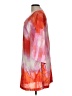 Natori 100% Cotton Orange 3/4 Sleeve Blouse Size L - photo 5
