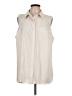 Athleta 100% Polyester Ivory Sleeveless Blouse Size 1X - photo 1