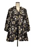 MELLODAY 100% Polyester Paisley Black Casual Dress Size 3X - photo 1