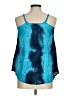 India Boutique 100% Rayon Blue Tank Top Size M - photo 2