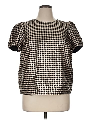 J.Crew Factory Store Short Sleeve Blouse (view 1)