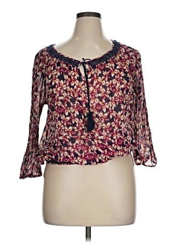 Lucky Brand 3/4 Sleeve Blouse (view 1)