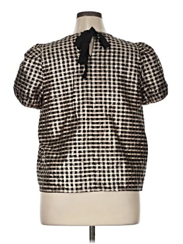 J.Crew Factory Store Short Sleeve Blouse (view 2)