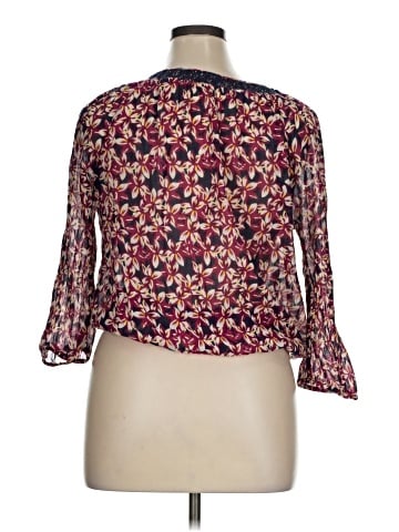 Lucky Brand 3/4 Sleeve Blouse (view 2)