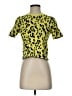 Zara Animal Print Yellow Active T-Shirt Size S - photo 1
