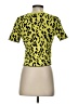 Zara Animal Print Yellow Active T-Shirt Size S - photo 2