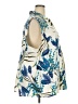 White Stag Tropical Blue Sleeveless Blouse Size 5X - photo 4
