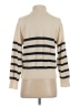Elie Tahari Stripes Ivory Pullover Sweater Size S - photo 2