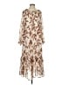 Kate and Sam 100% Polyester Brown Casual Dress Size S - photo 1