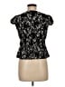 Blue Rain Black Short Sleeve Top Size M - photo 2