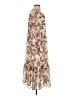 Kate and Sam 100% Polyester Brown Casual Dress Size S - photo 4