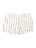 Ann Taylor LOFT Outlet Stripes Ivory Shorts Size 2 - photo 1