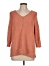 Chico's Orange Pullover Sweater Size Lg (2) - photo 1