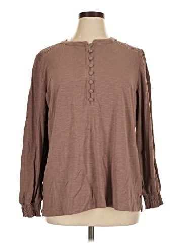 Belle By Kim Gravel Long Sleeve Blouse (view 1)