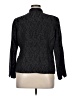Coldwater Creek Chevron-herringbone Black Blazer Size 14 - photo 2