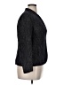 Coldwater Creek Chevron-herringbone Black Blazer Size 14 - photo 4