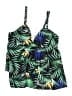 Ekouaer Tropical Green Swimsuit Top Size XXL - photo 1
