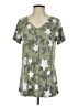 Vanilla Bay Stars Green Short Sleeve T-Shirt Size S - photo 1