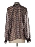Zara Brown Long Sleeve Blouse Size L - photo 2