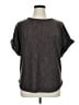 Max Studio Gray Short Sleeve Top Size XL - photo 1