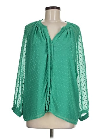 Gibson Look Long Sleeve Blouse (view 1)