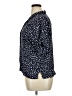 Moa Moa 100% Polyester Polka Dots Blue Short Sleeve Blouse Size XL - photo 5