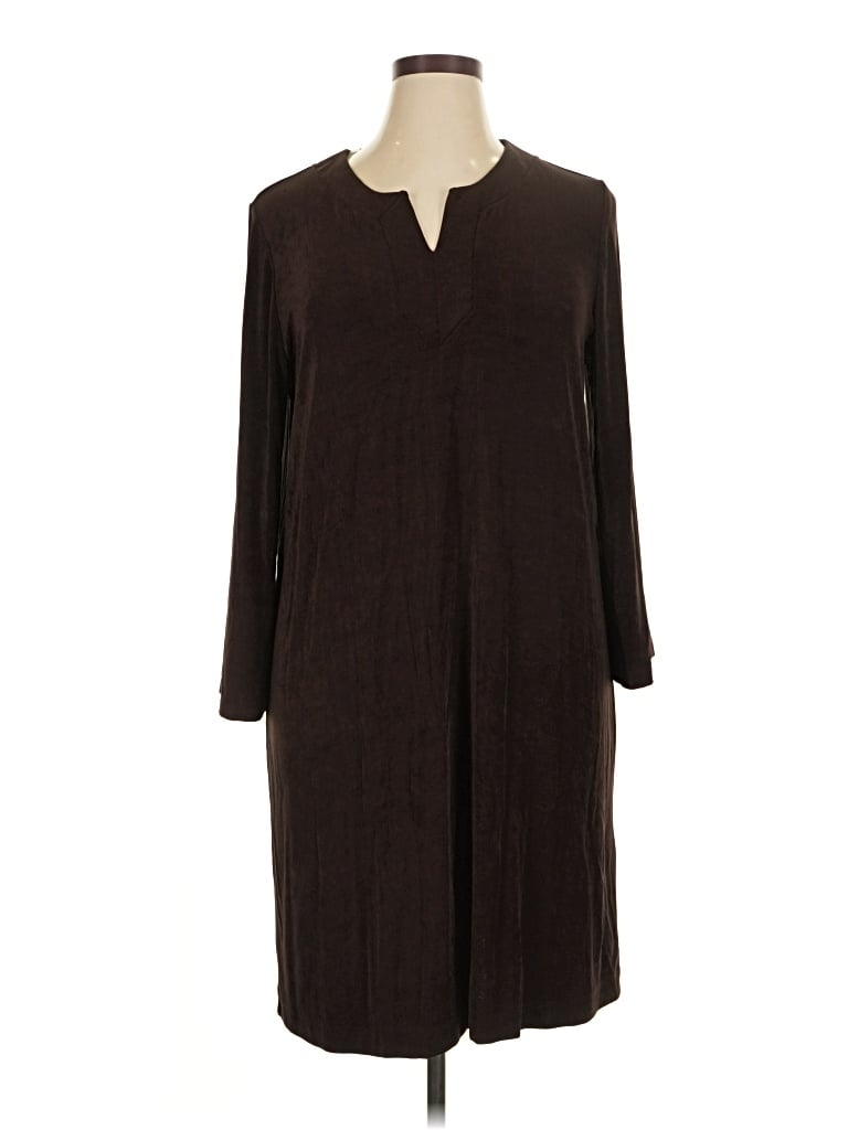 Pre-owned Chico's Casual Dress In Brown
