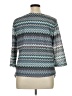 Alfred Dunner Teal 3/4 Sleeve Top Size XL - photo 2