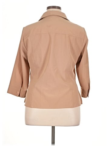Kathy Che 3/4 Sleeve Button-Down Shirt (view 2)
