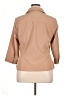 Kathy Che Tan 3/4 Sleeve Button-Down Shirt Size 14 - photo 2