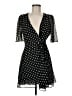 Alice + Olivia Polka Dots Black Cocktail Dress Size 6 - photo 1