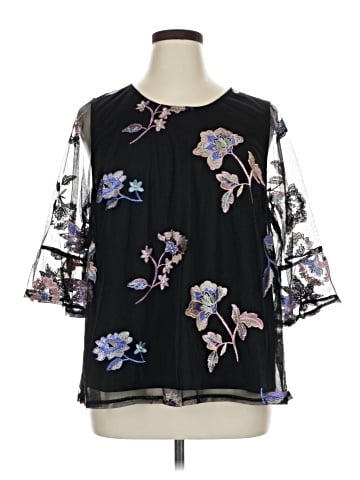 Catherines 3/4 Sleeve Blouse (view 1)