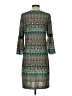 Espresso Paisley Teal Casual Dress Size S - photo 2