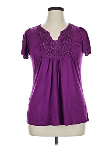 Live and Let Live Short Sleeve Blouse (view 1)
