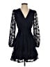 Aqua 100% Polyester Blue Cocktail Dress Size XS - photo 1