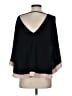 BCBGMAXAZRIA Black 3/4 Sleeve Top Size S - photo 2