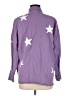 Davi & Dani Stars Purple Long Sleeve Blouse Size M - photo 2