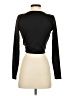 Popilush Black Long Sleeve Top Size S - photo 2