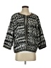 Keren Hart 100% Polyester Black 3/4 Sleeve Blouse Size S - photo 1